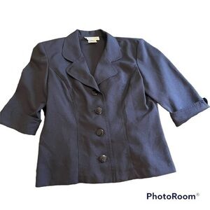 Vintage Giorgio fiorelli navy/purple blazer